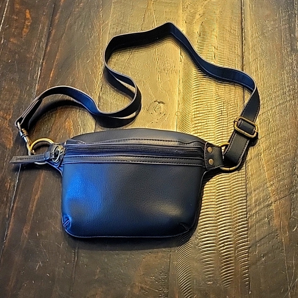 A.N.A. Black Fanny Pack / Crossbody Bag